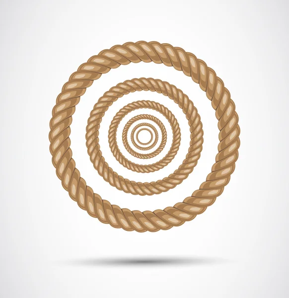 Cirkel touw — Stockfoto