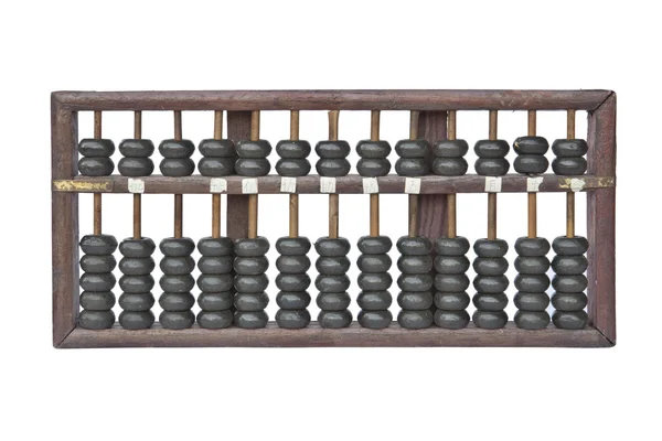 Старий дерев'яний abacus — стокове фото