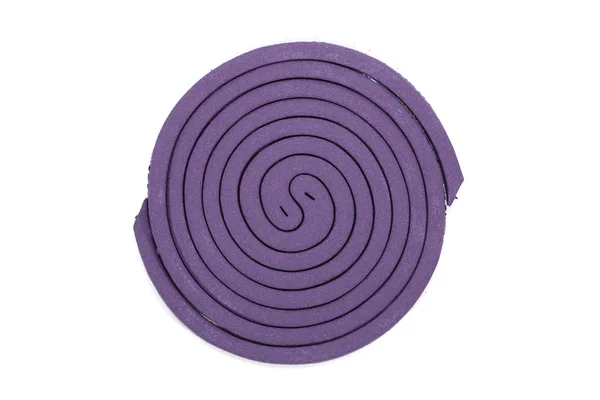 Bobina espiral de mosquito roxo . — Fotografia de Stock