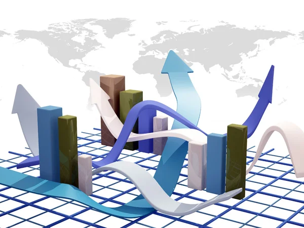 Gráfico de negocios —  Fotos de Stock