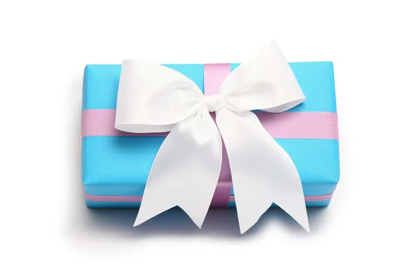 Scatole regalo blu — Foto Stock