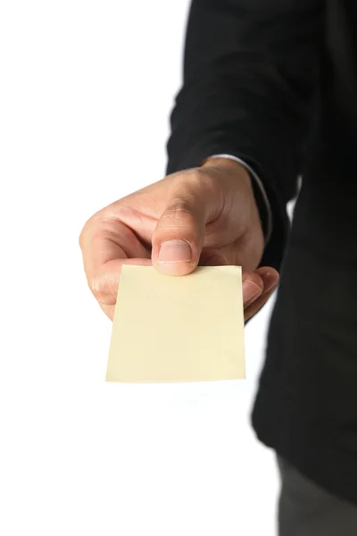 A blank business card — Stock Photo, Image