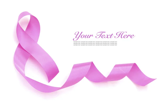 Pink ribbon. — Stock Photo, Image