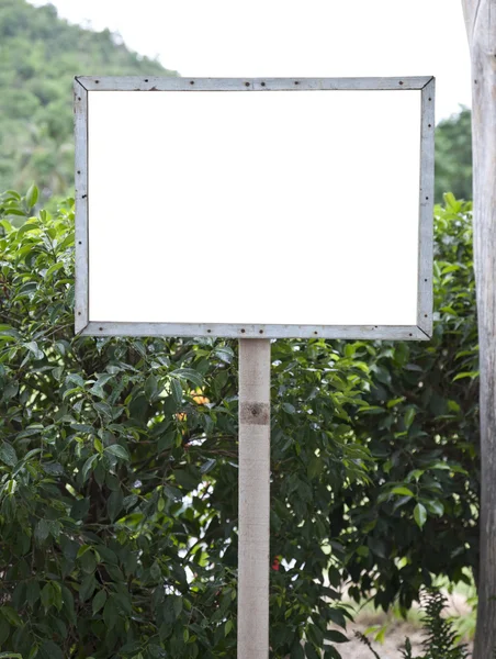 Empty wooden sign — Stock Photo, Image