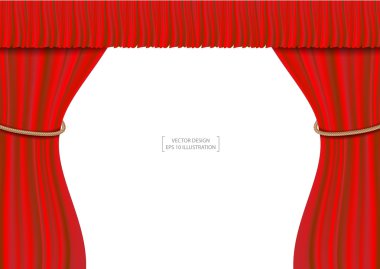 Kırmızı tiyatro perdesi