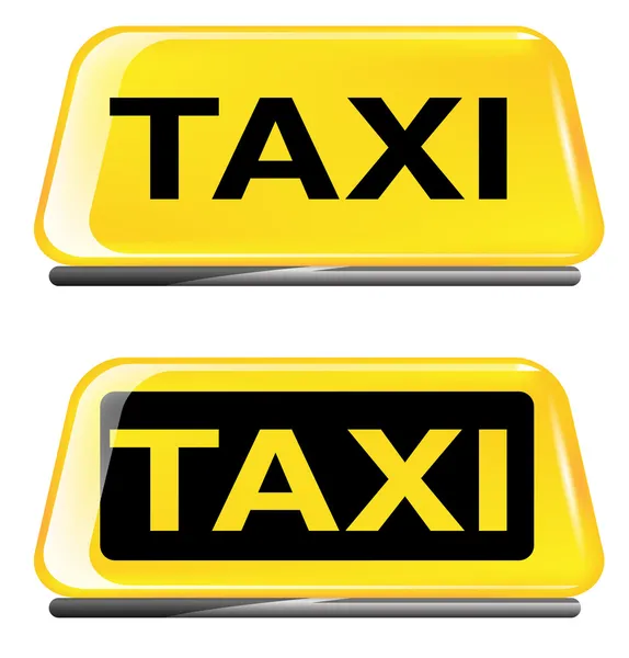 Taxi — Stockvektor