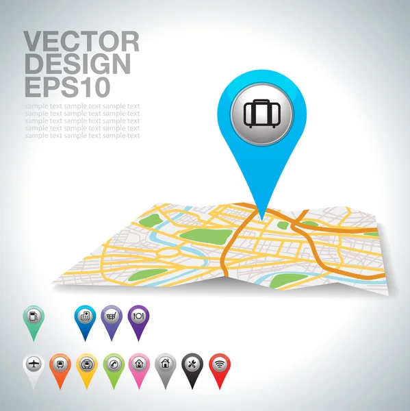 Gps11 — Vettoriale Stock