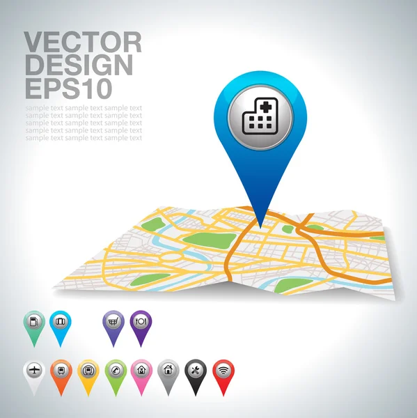 Hospital —  Vetores de Stock