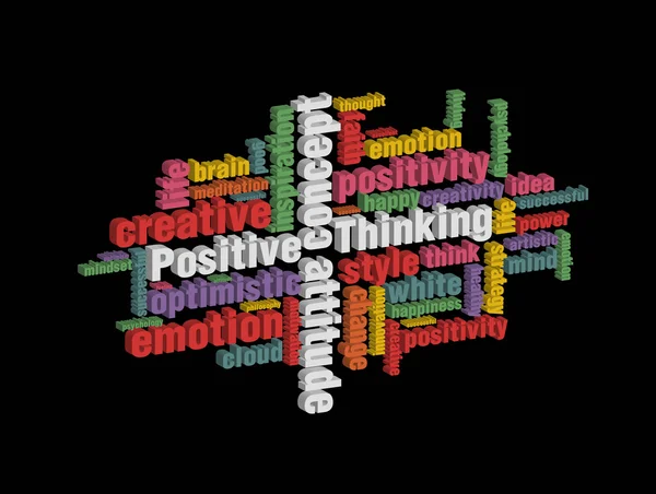 Positive thinking — Stock Vector