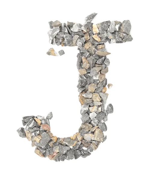 J alphabet — Stock Photo, Image