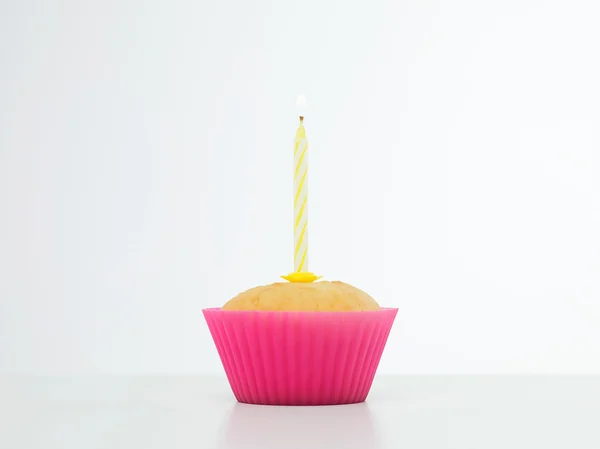 Surprise birthday cupcake — Stock Photo, Image