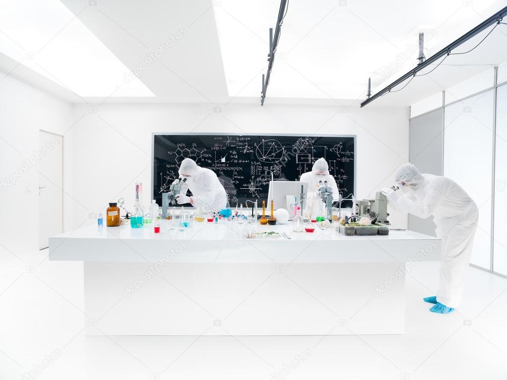 Chemistry lab examination — Stock Photo © shotsstudio 27207443