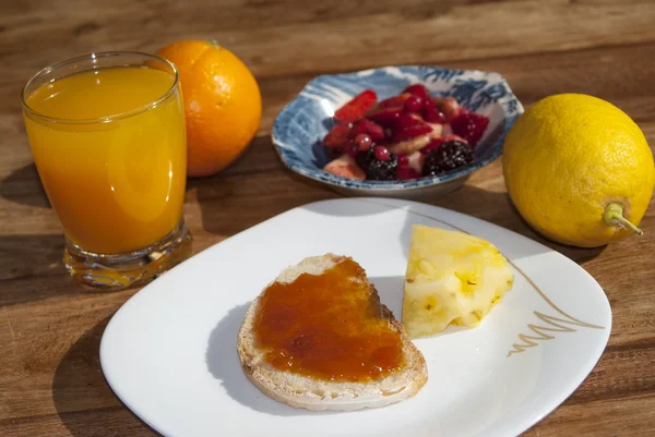 Italian breakfast — Stock Photo, Image