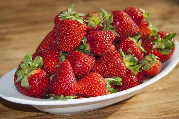 Zusammensetzung der Erdbeeren — Stockfoto