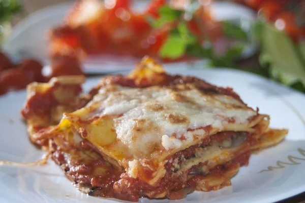 Italiaanse lasagne — Stockfoto