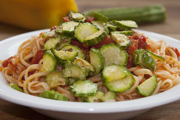 makarna kabak ve domates suyu tuna
