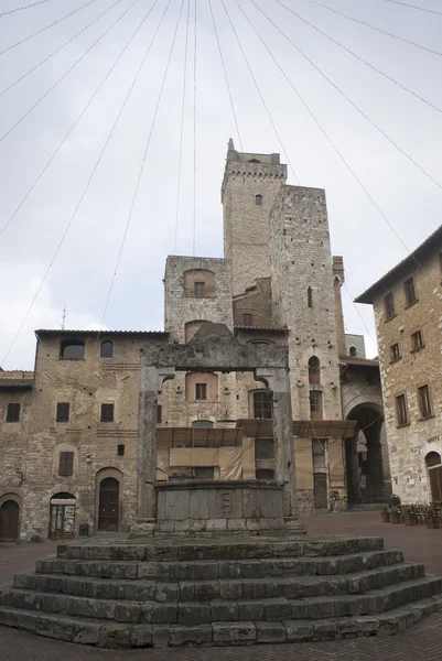 San gimignano kuleleri — Stok fotoğraf