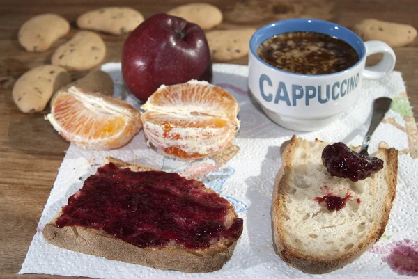 Italian breakfast — Stock Photo, Image