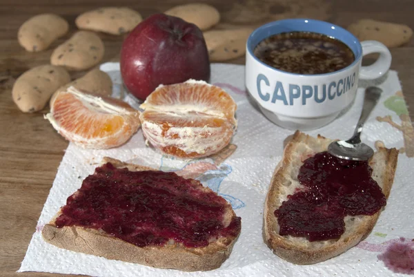 Italian breakfast — Stock Photo, Image