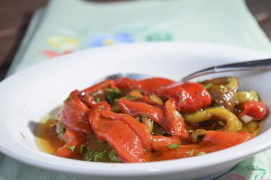 kavrulmuş peppers
