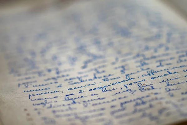 Detail Old Hand Written Manuscrpt — Φωτογραφία Αρχείου