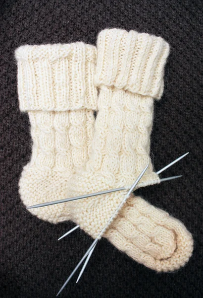 针织的袜子 — 图库照片