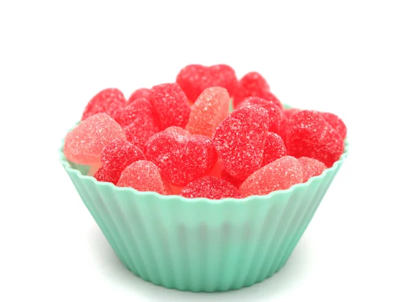 Heart shaped candies — Stock Photo, Image