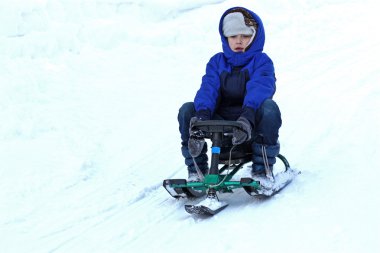 açık bir çocuk portresi