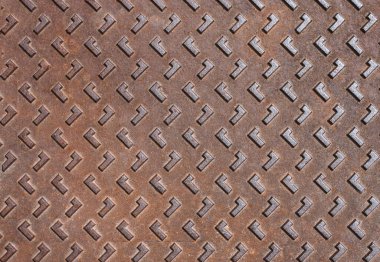 Eski paslanmaz çelik taban dokusu. Paslı metal arkaplan.