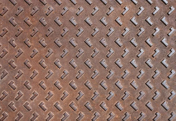 Eski paslanmaz çelik taban dokusu. Paslı metal arkaplan.