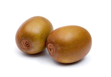 Beyaz bir kivi meyvesi