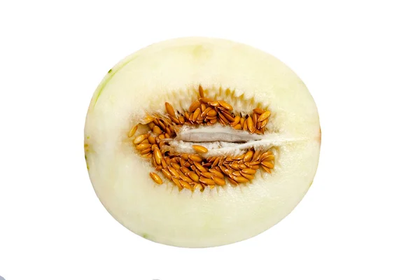 Ananasový Meloun Bílém Pozadí — Stock fotografie