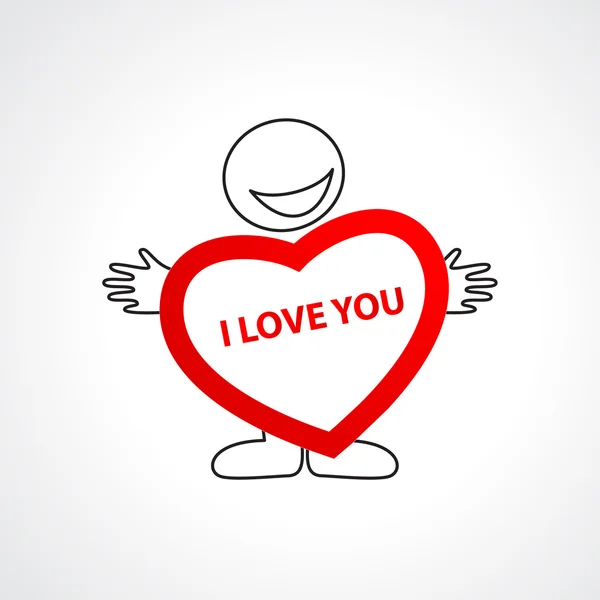 I-love-you — Stockvector