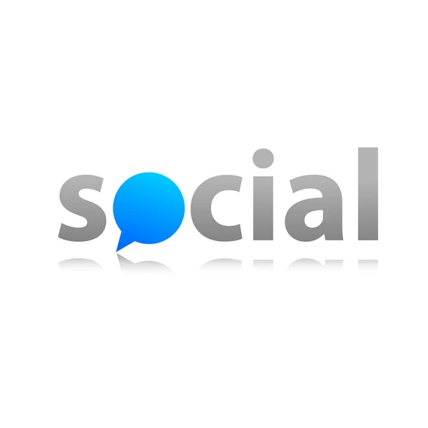 Sociale — Image vectorielle