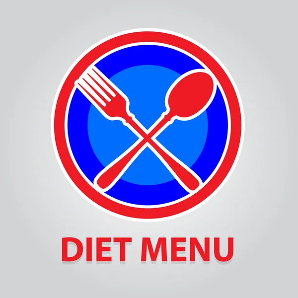 Menu diety — Wektor stockowy