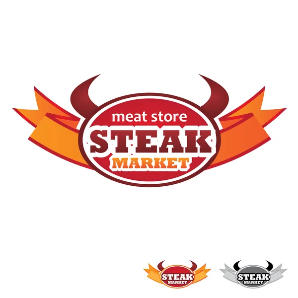 Kött-butik — Stock vektor