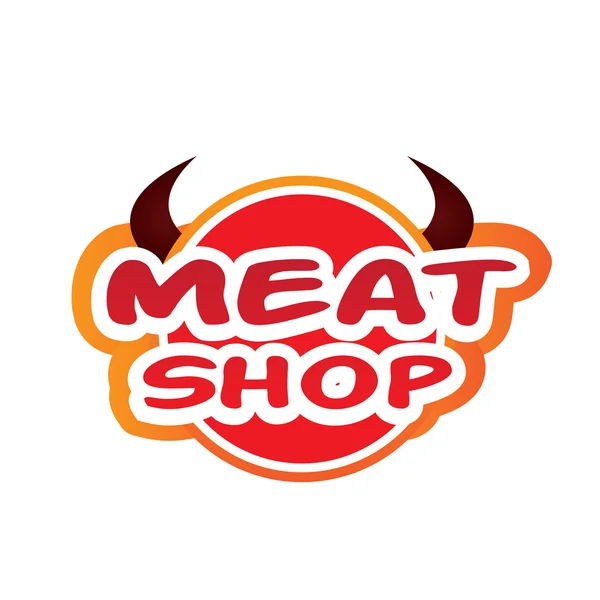 Shop-meat — Stock Vector