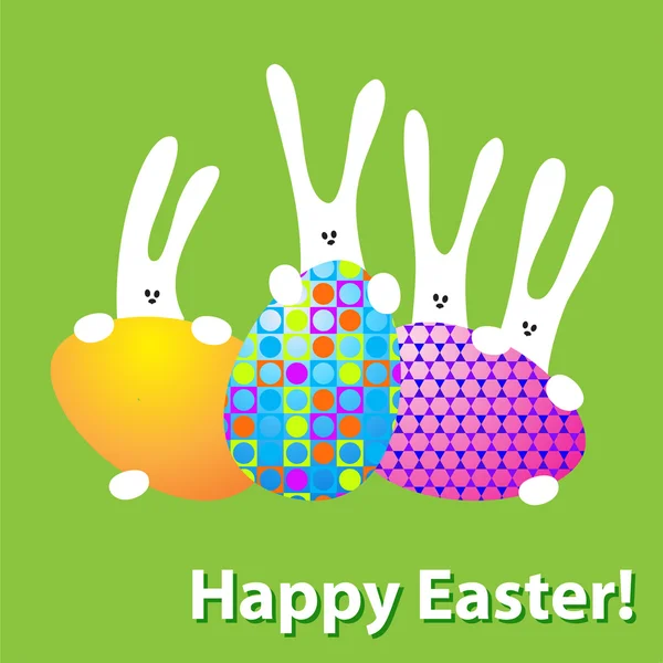 Happy-Easter-print — Stock Vector