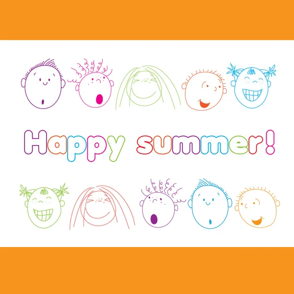 Happy-summer! — Stock Vector