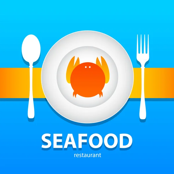 Seafood-menu — Stock Photo, Image