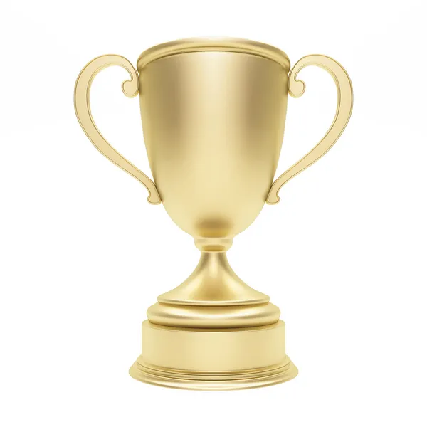 Trophy cup on white — Stock Photo, Image