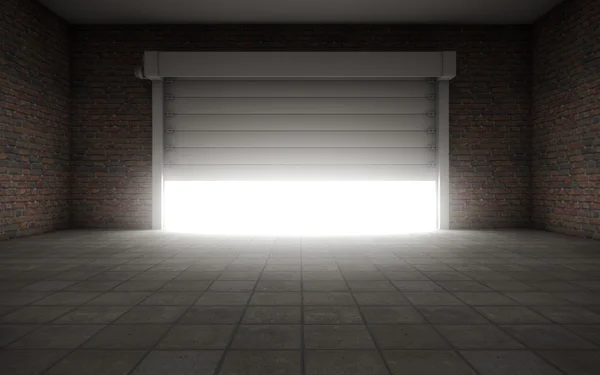 Old empty garage — Stock Photo, Image