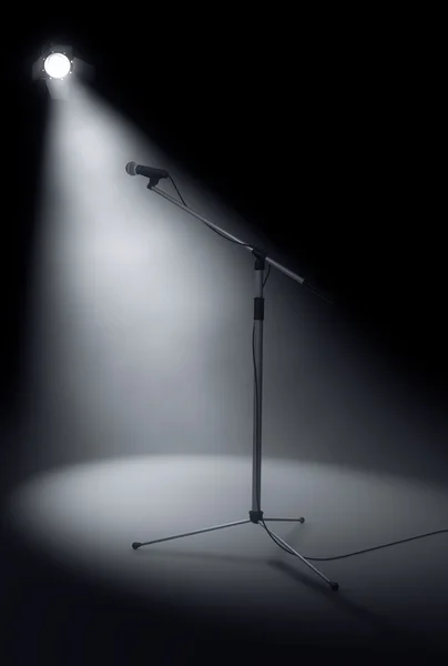 Microphone stand — Stock Photo, Image