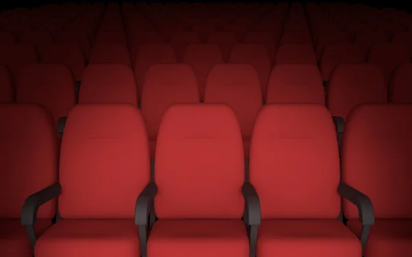 Cinema chairs — Stock Photo, Image