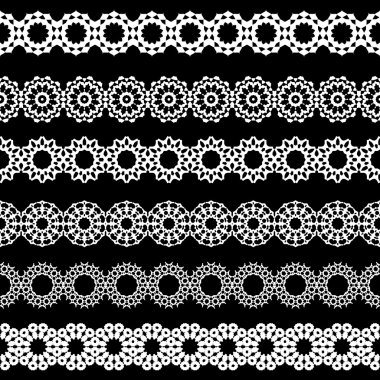 Dikişsiz dantel kenar