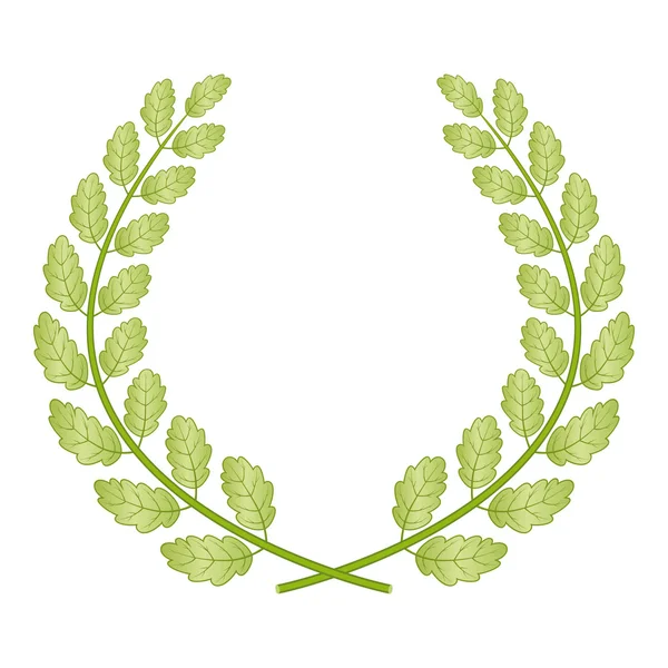 Oak wreath — Stock Vector