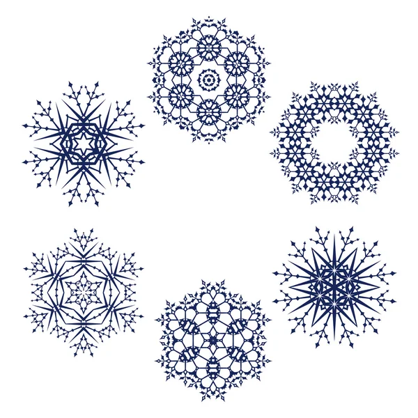 Snowflake symbol — Stock Vector