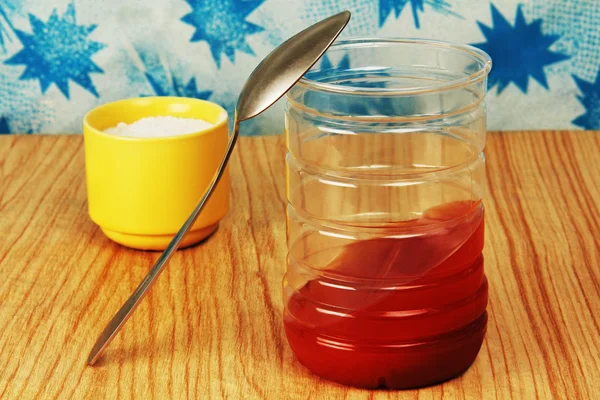 Ein Glas Tomatensaft. — Stockfoto