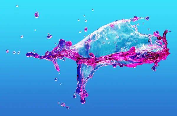 Splash of color liquid. — Stock Photo, Image