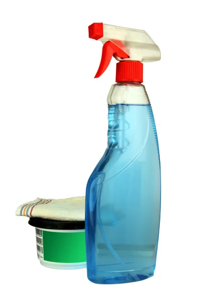 Butelki detergentu. — Zdjęcie stockowe
